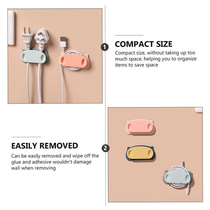 Pig Plug Wire Organizer – Durable Cable Holder Clips – close-up
