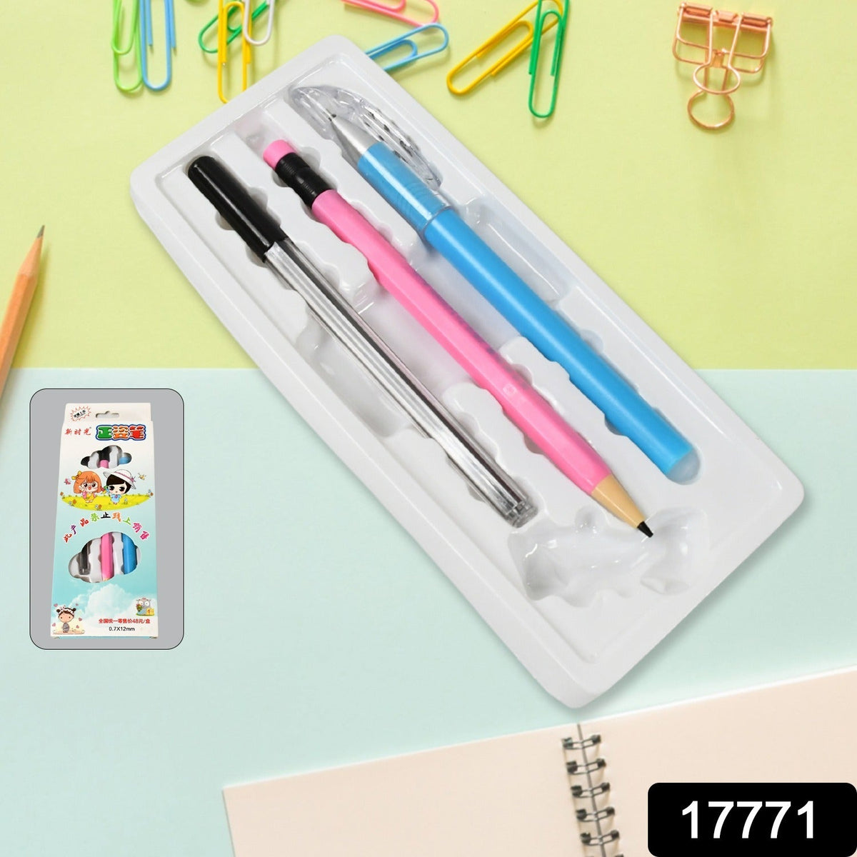Auto-Feeding Mechanical Pencil – No Clicks, No Breaks – side view
