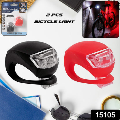 Bike Light set – Waterproof LED Cycle Lights – close-up