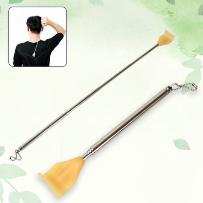 Back Scratcher – Telescoping Stainless Steel for Itch Relief – close-up