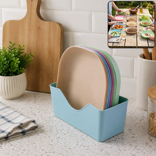 11-in-1 Snack Serving Plates set – Multi-Compartment