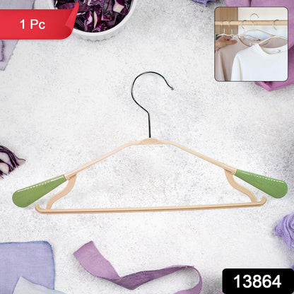 Space-Saving Cloth Hanger – Durable PP & Steel Hook – side view