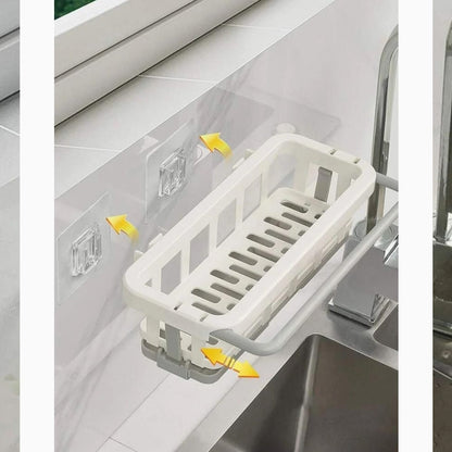 Kitchen Sink Organizer – Retractable Drain Rack – view 10