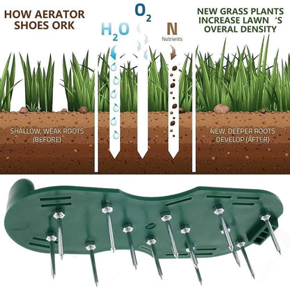 Lawn Aerator Sandals – Spiked Garden Shoes for Healthy Grass – view 8