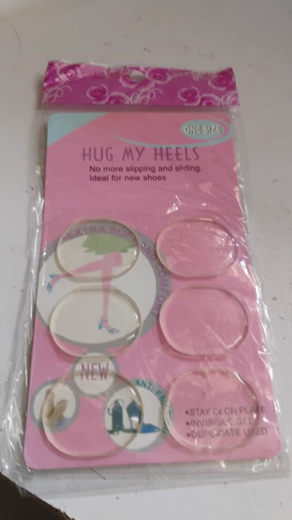 Silicone Shoe Insoles Heel Pads – 6 pc Cushion set – view 7