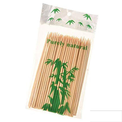 Natural Bamboo Skewers 15cm – Eco-Friendly BBQ Sticks – alternate view