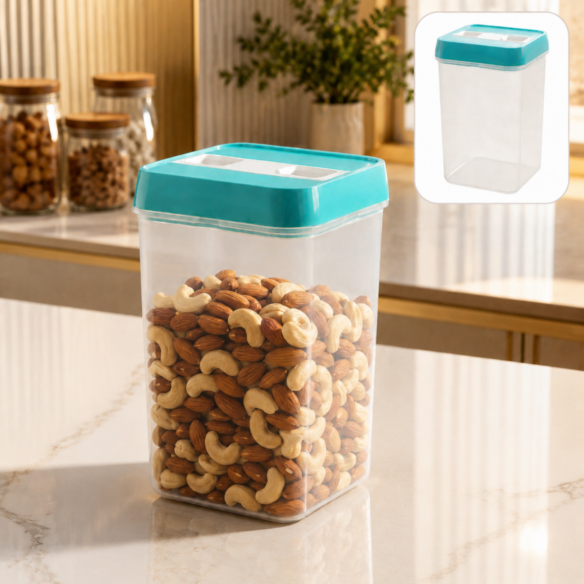 Multipurpose Plastic Storage Container with Seal Lid