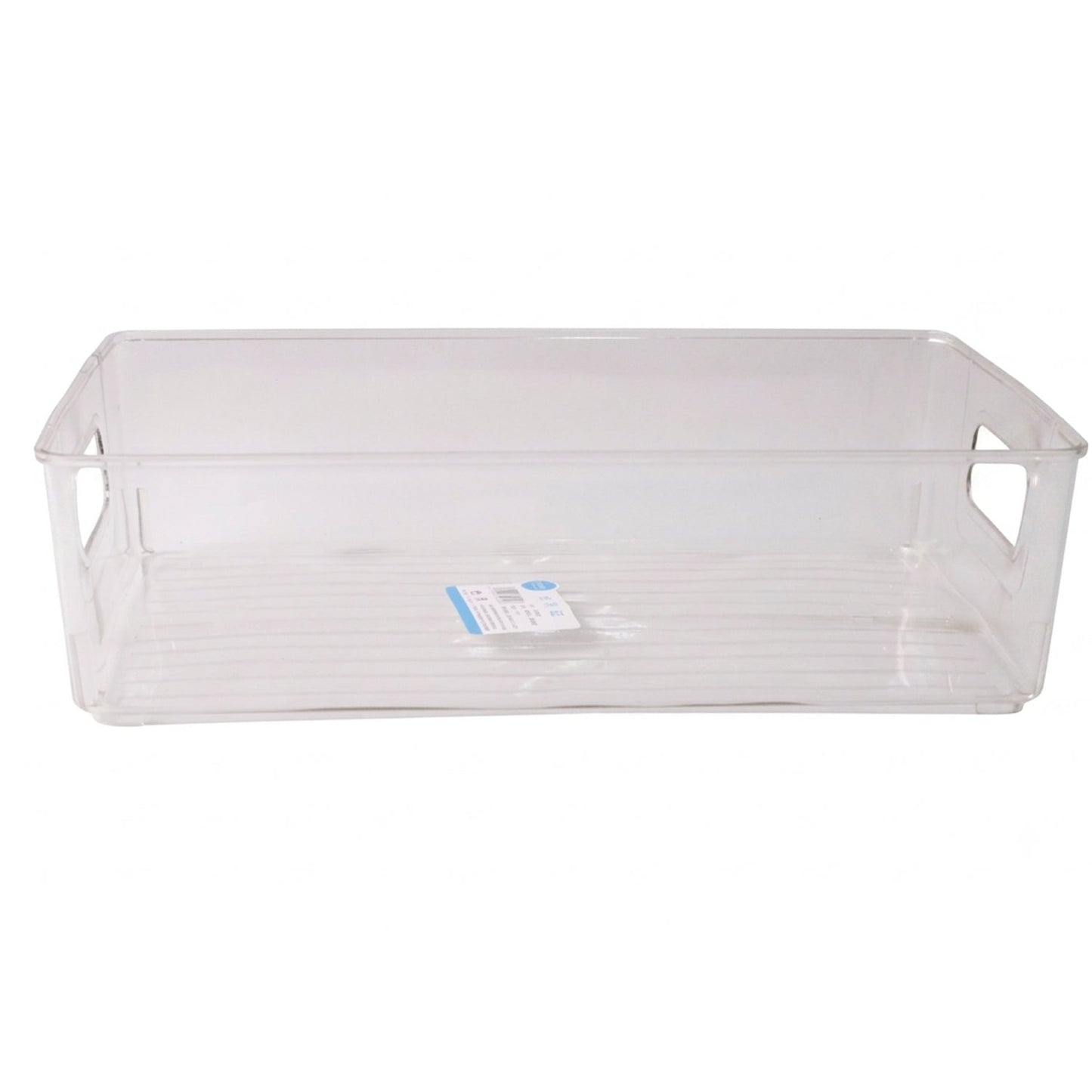 White background showcasing plastic storage box