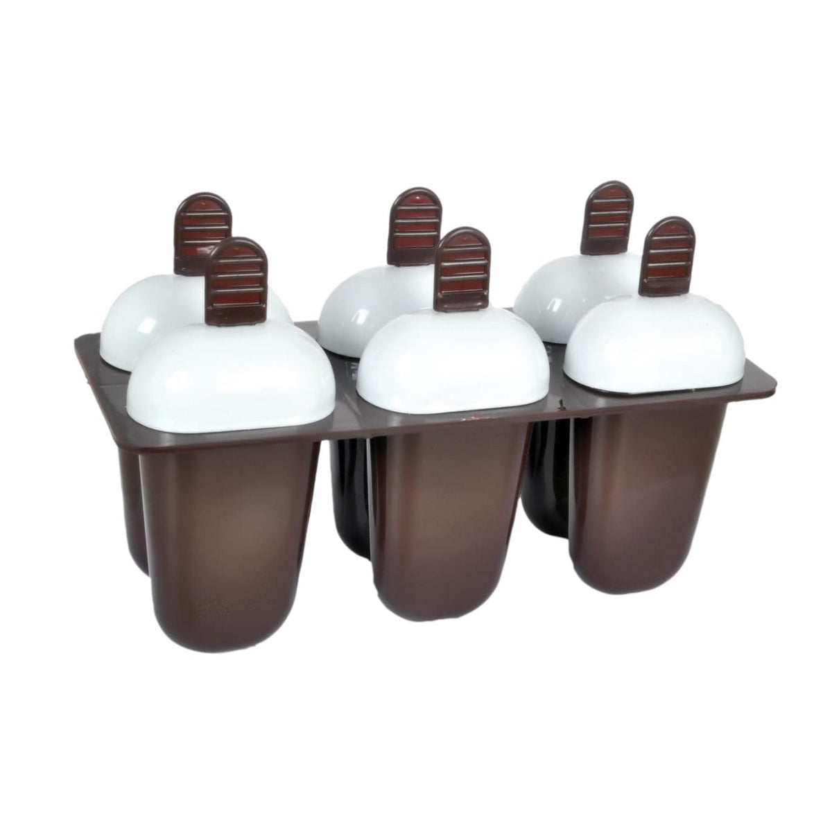 Kulfi Maker – 6-Cup Plastic Ice Candy Moulds – detail view