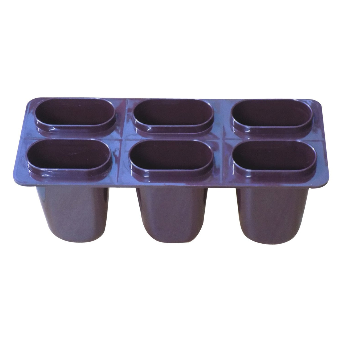 Kulfi Maker – 6-Cup Plastic Ice Candy Moulds – alternate view