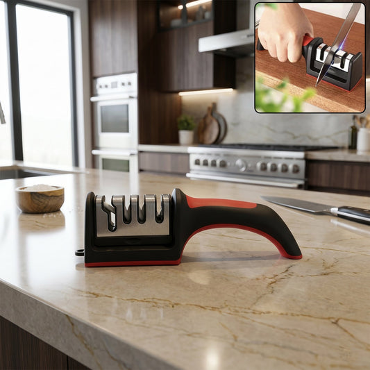 Manual Knife Sharpener – 4-Stage for Precise Blades