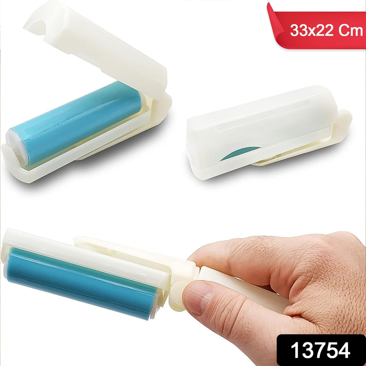 Reusable Lint Roller – Washable Pet Hair & Fabric Cleaner – side view