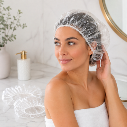 Disposable Shower Cap – Waterproof & Hygienic