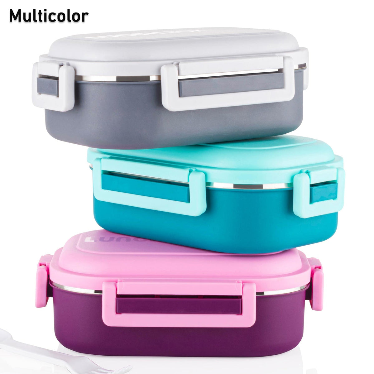 Leakproof Stainless Steel Lunch Box set – Insulated – detail view