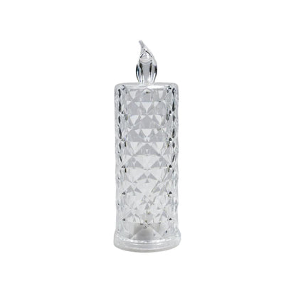 LED Rose Candle – Flameless Acrylic Decorative Lights – detail view