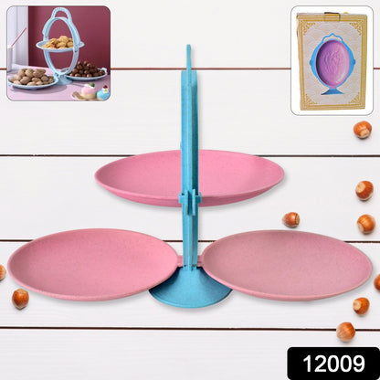Foldable Fruit Plate – Space-Saving Multi-Use Kitchen – side view