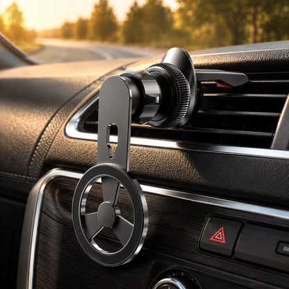 Magnetic Car Phone Holder – 360° Rotatable Air Vent Mount