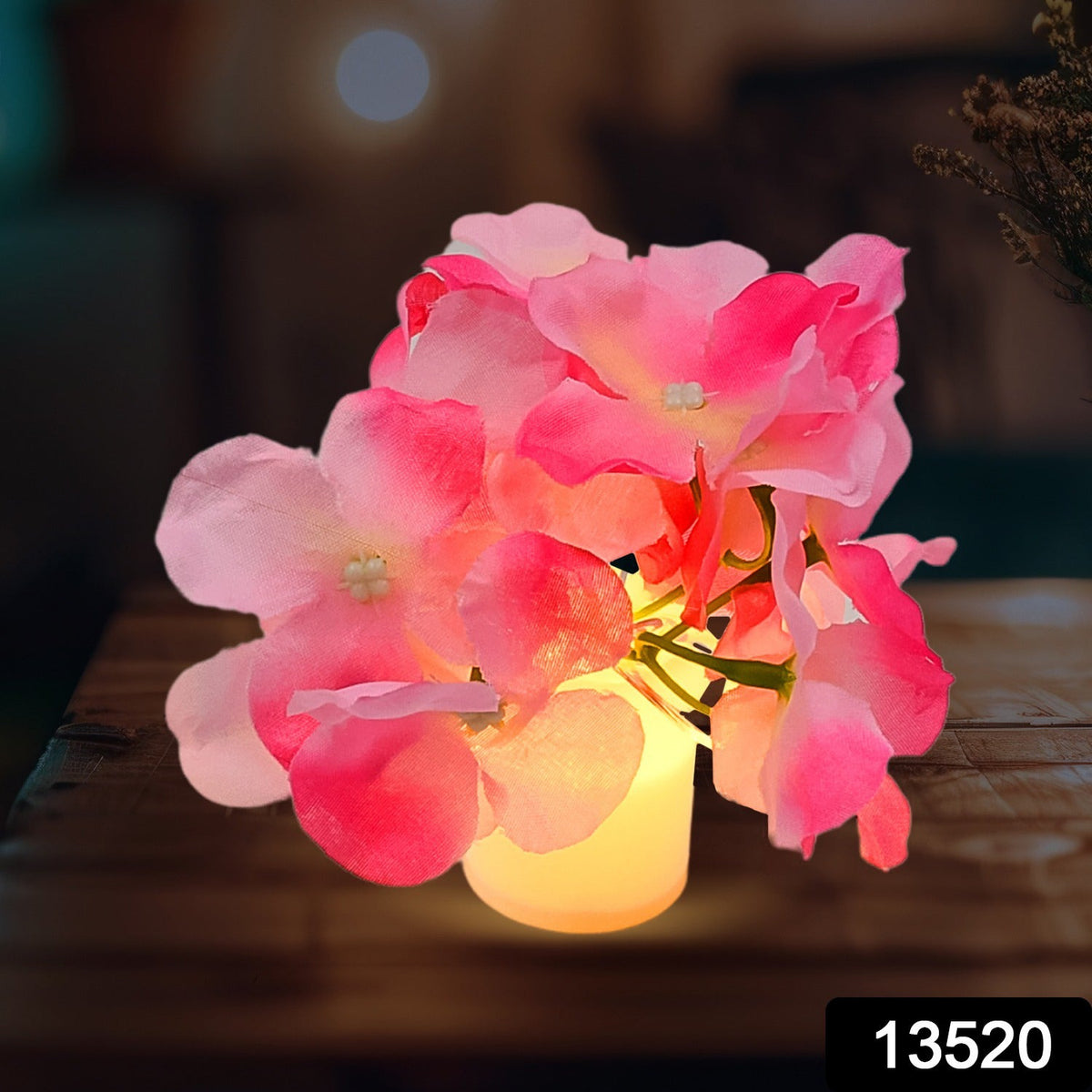 LED Mood Light – Wireless Flower Vase Lamp for Home – side view