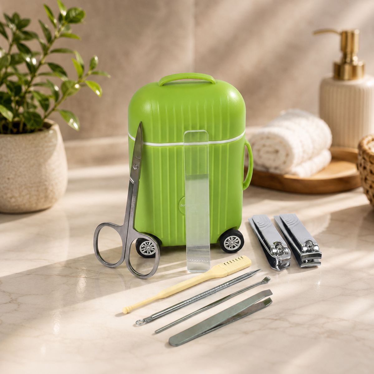 Manicure Pedicure Kit – 8-Pc Travel Grooming set