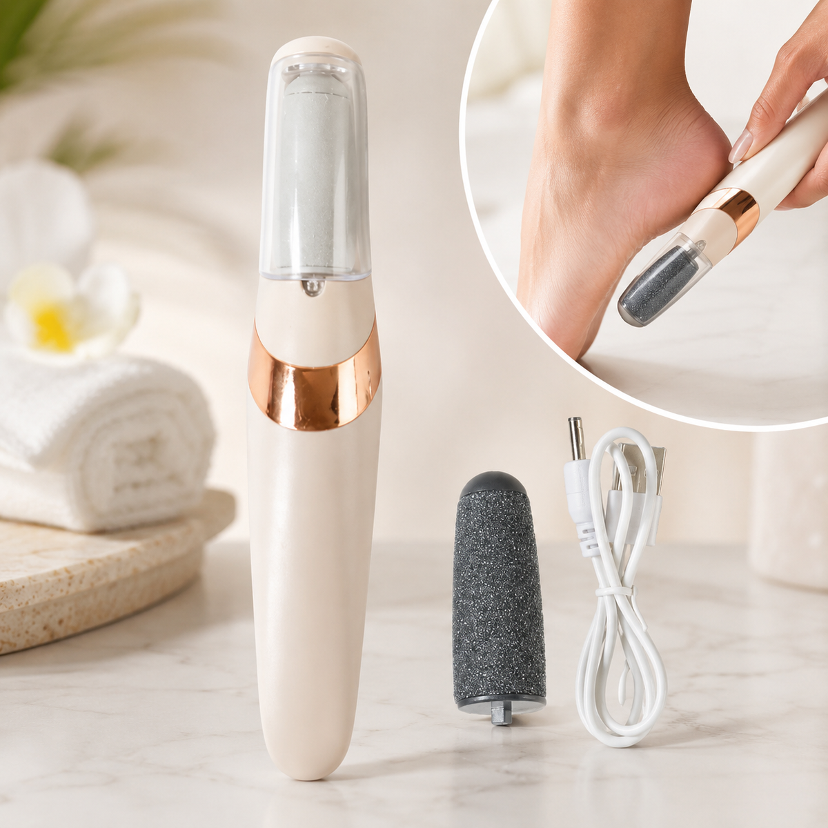 Electronic Pedicure Tool – Rechargeable & Cordless