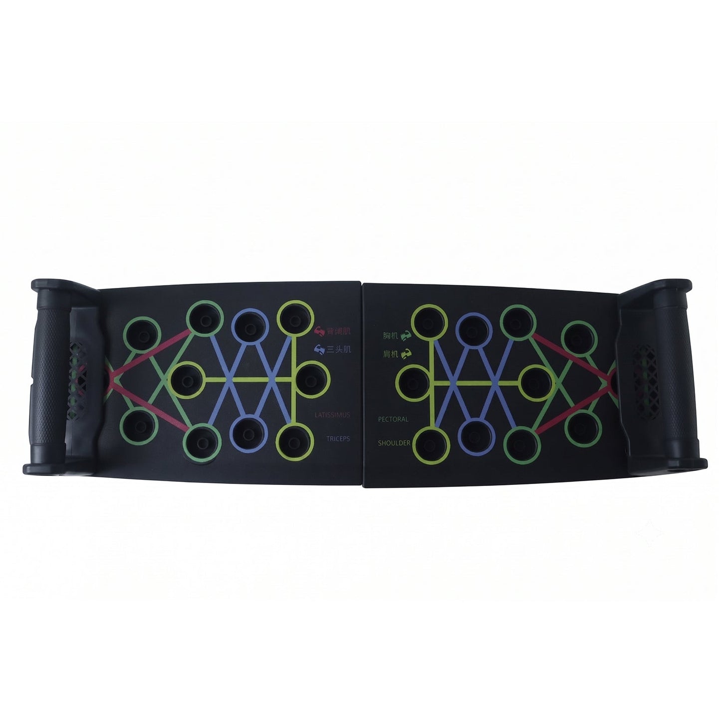 Push up board on white background for home fitness