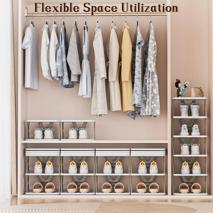 Foldable Shoe Rack 6-Layer – Space-Saving Organizer – view 7