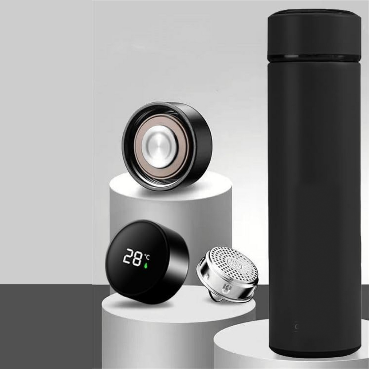 Smart Vacuum Insulated Water Bottle – LED Temperature