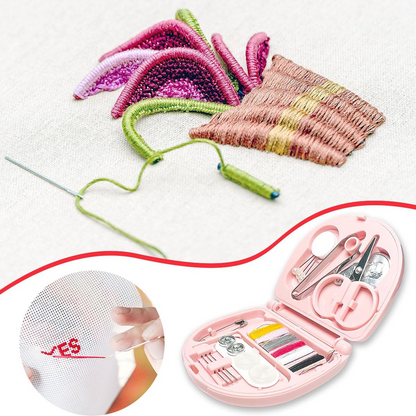 Mini Travel Sewing Kit – Compact Emergency Repairs – close-up