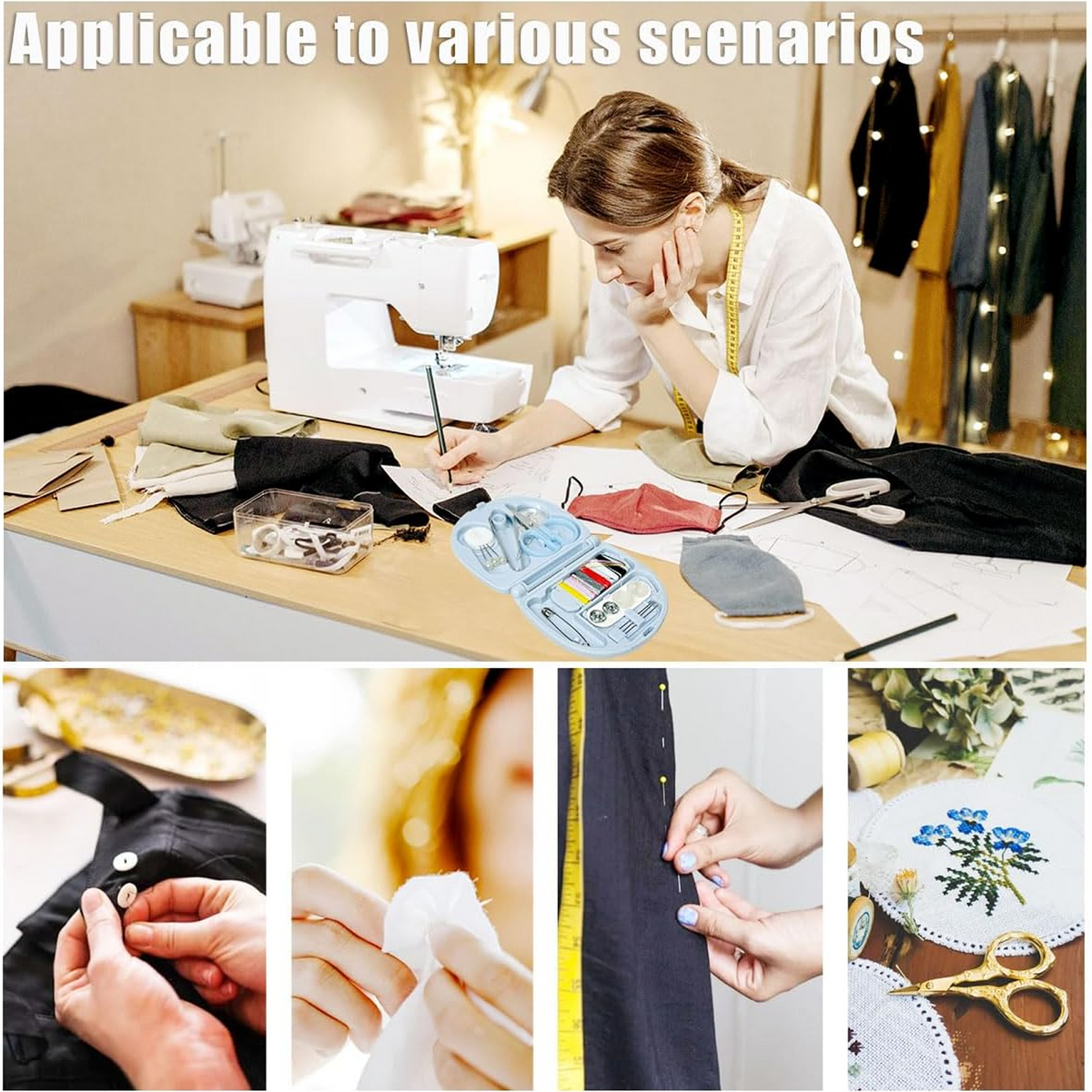 Mini Travel Sewing Kit – Compact Emergency Repairs – alternate view