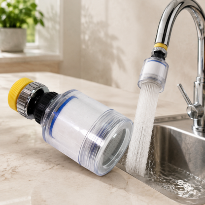 Swivel Faucet Aerator – 360° Rotatable & Foldable