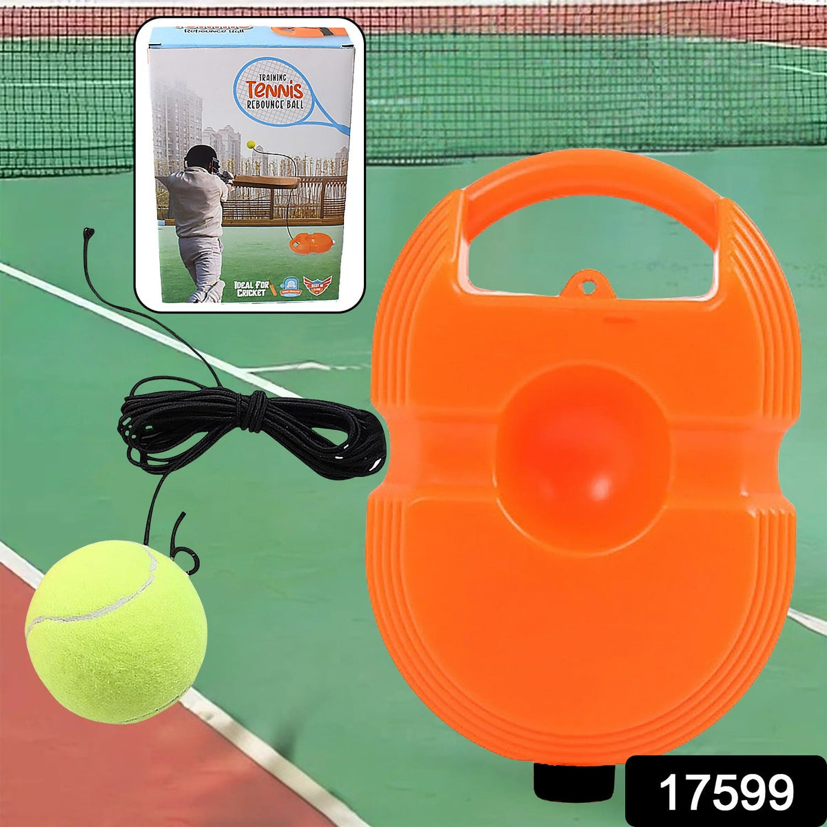 Tennis Rebound Trainer – Solo Practice Gear – side view