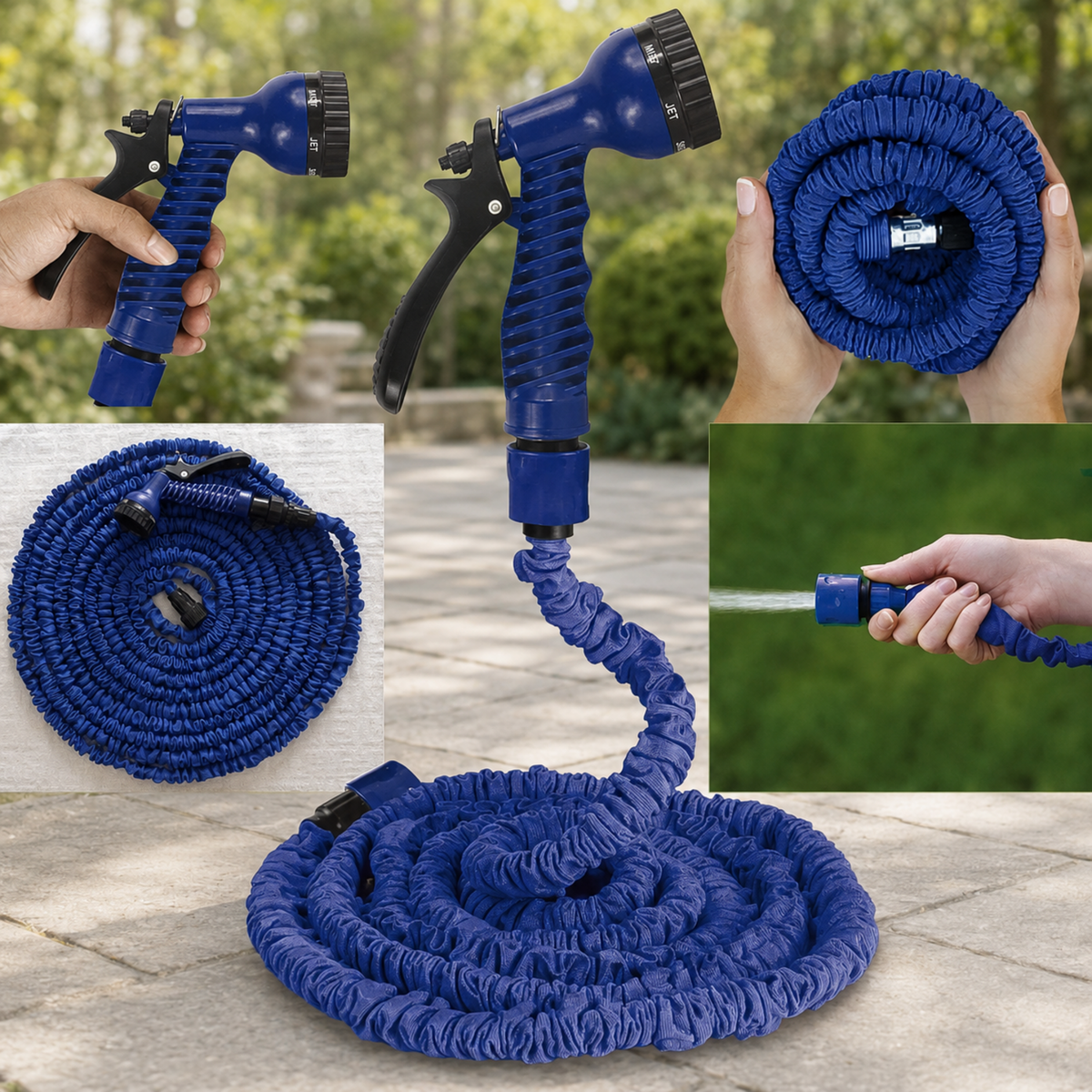Expandable Garden Hose – 4m with Spray Gun