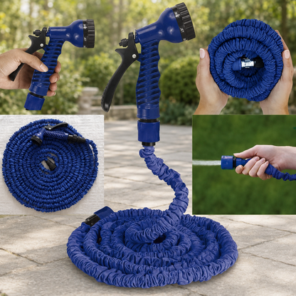 Expandable Garden Hose – 4m with Spray Gun