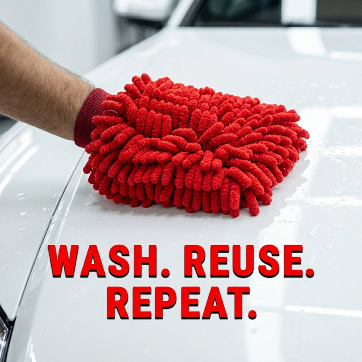 Microfiber Chenille Car Wash Glove – view 7