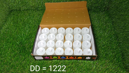 LED Tealight Candles – White 24 pcs for Diwali Decor – view 8