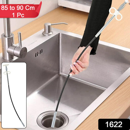 Drain Cleaner Tool – 90cm Clog Remover – side view