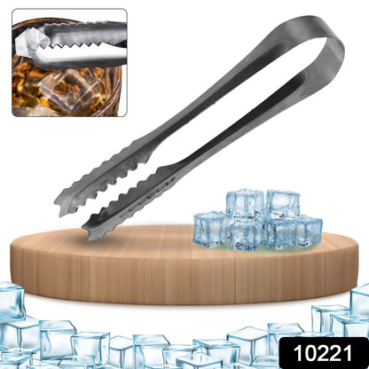 Stainless Steel Tongs – 13cm Ice & Sugar Serving – side view