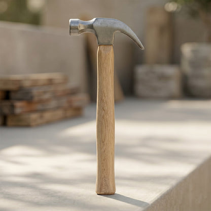 Design of claw hammer for nail driving and removal