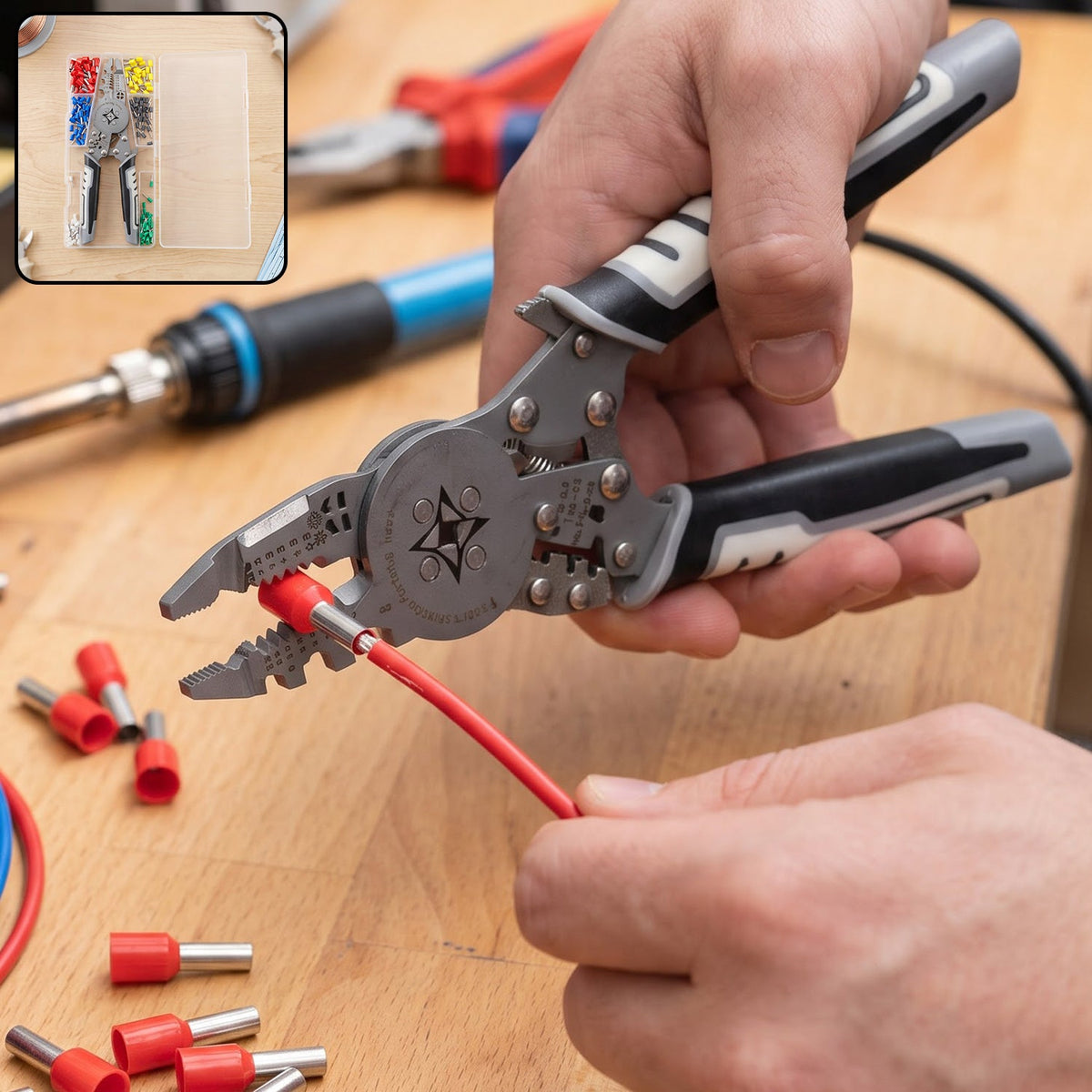 Multifunction Wire Crimping Pliers Tool Kit