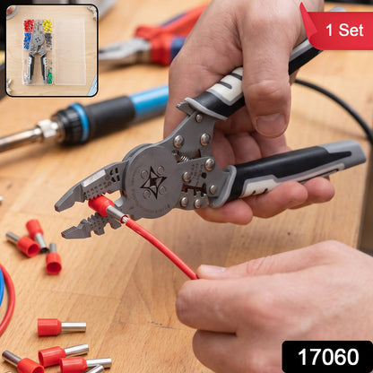 Multifunction Wire Crimping Pliers Tool Kit – side view