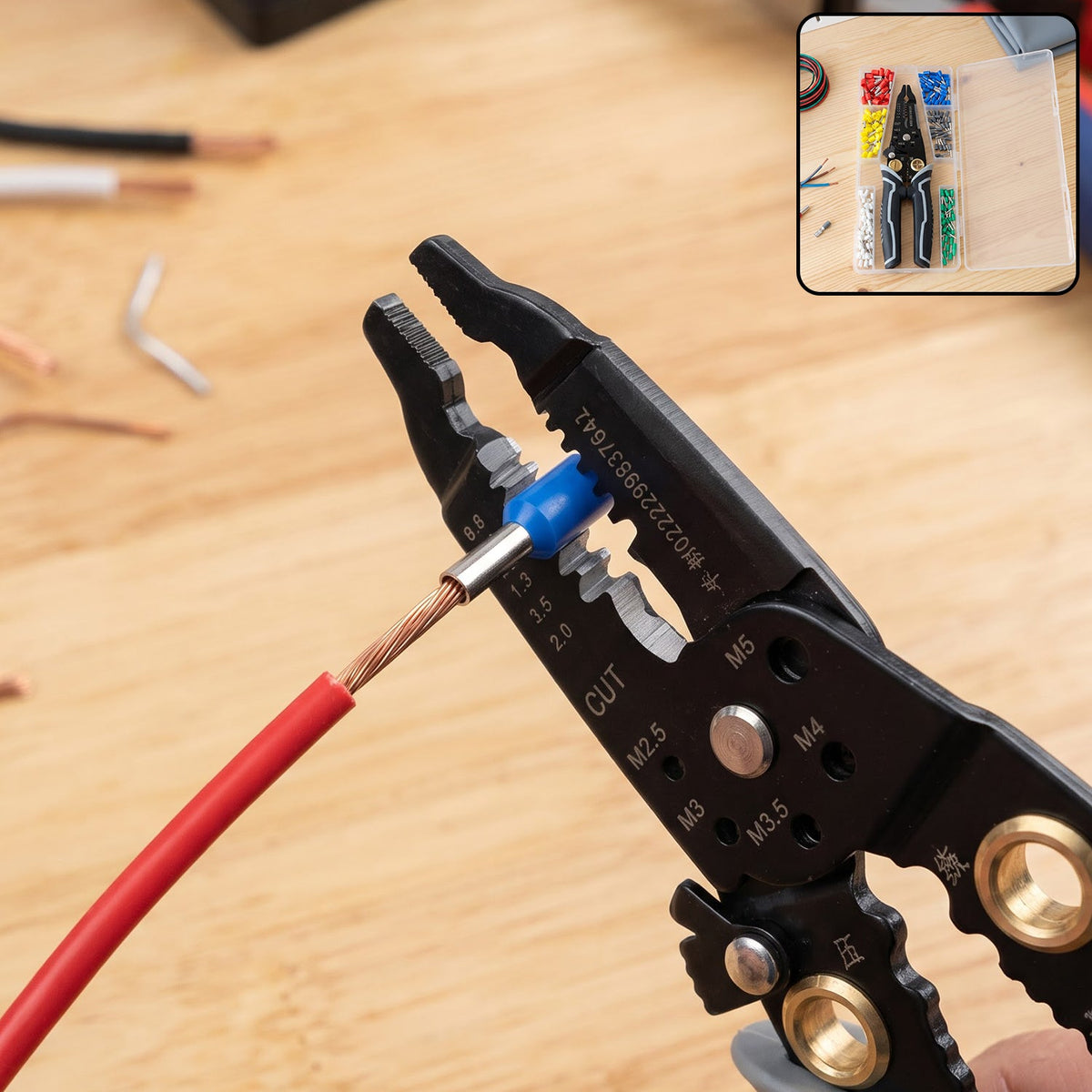 Multifunctional Wire Crimping Pliers Tool Kit