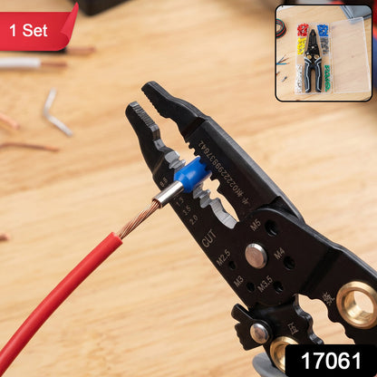 Multifunctional Wire Crimping Pliers Tool Kit – side view