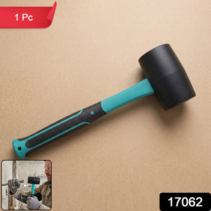 Multiple views of the heavy duty rubber mallet, ideal for construction and furniture assembly.