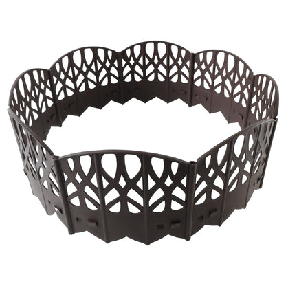 Decorative Plastic Garden Fence Border set for Lawn, Yard – alternate view