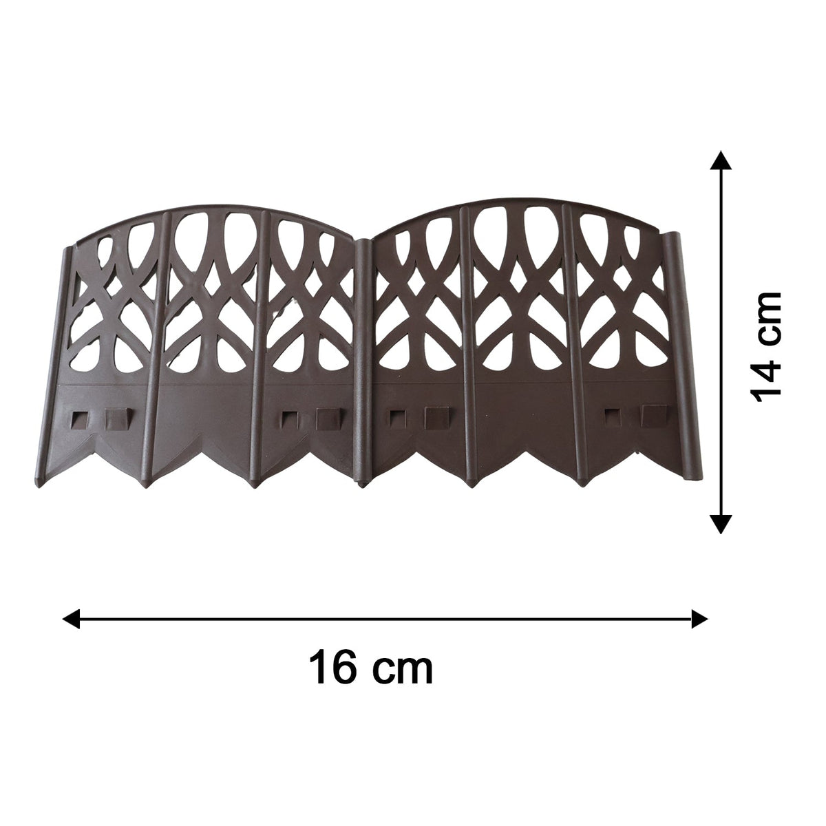 Decorative Plastic Garden Fence Border set for Lawn, Yard – view 6