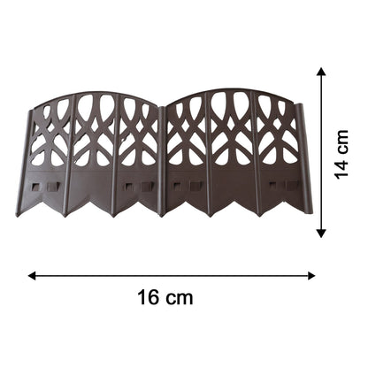 Decorative Plastic Garden Fence Border set for Lawn, Yard – view 6