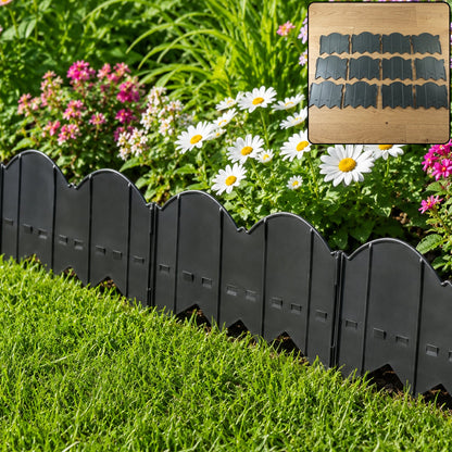 Decorative Plastic Garden Lawn Edging Border set