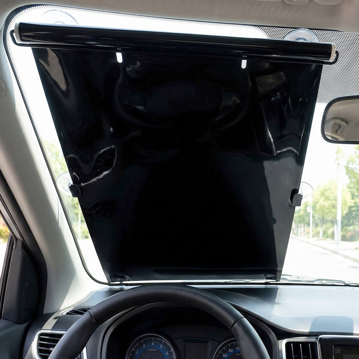 Retractable Car Windshield Sun Shade Curtain – view 7