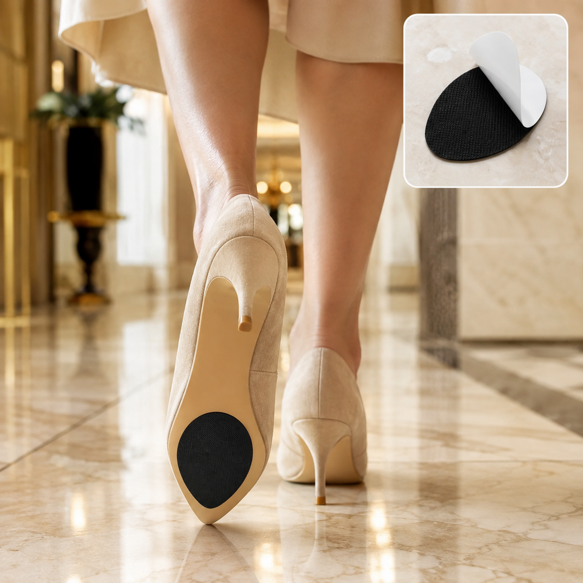 Non-Slip Shoe Pads – Rubber Sole Protectors for Heels