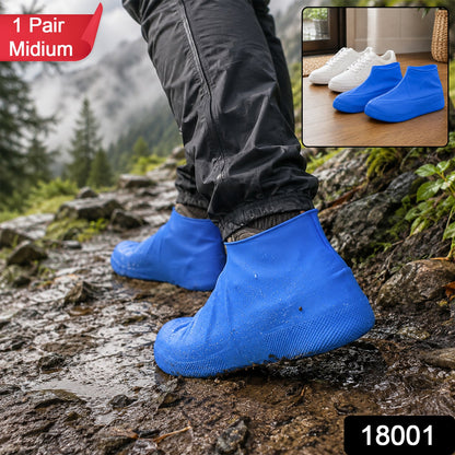 Reusable Medium Latex Waterproof Shoe Covers – side view